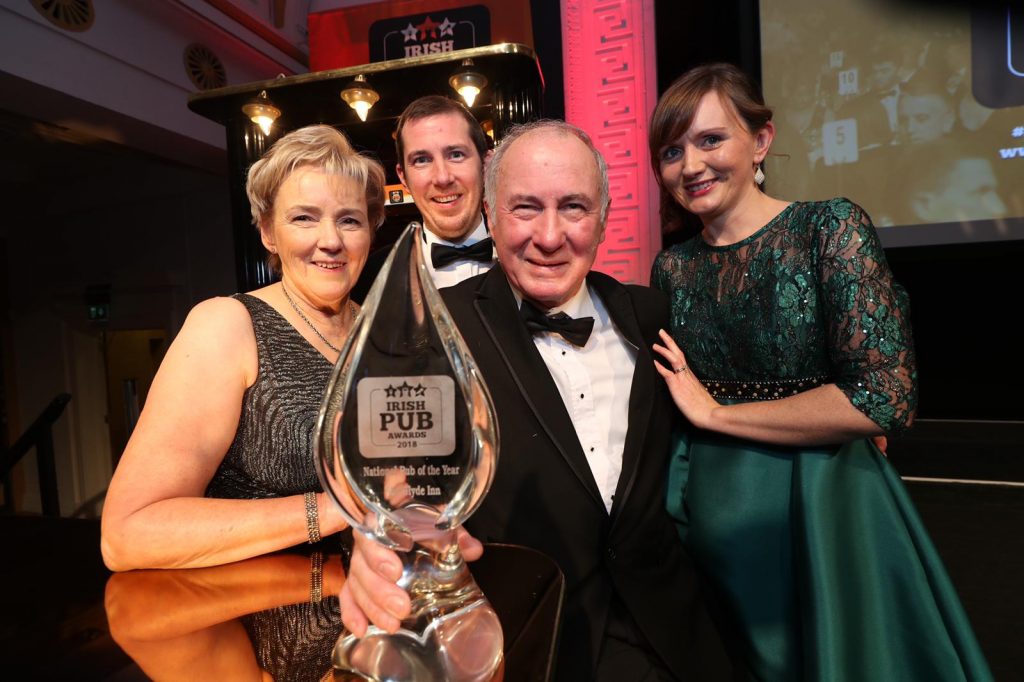 Glyde Inn winners of Irish Pub of the Year 2018 at the Irish Pub Awards