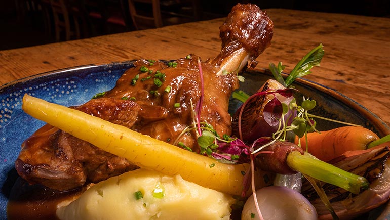 #DubPubDishes - Braised Rack of Lamb from Johnnie Fox's