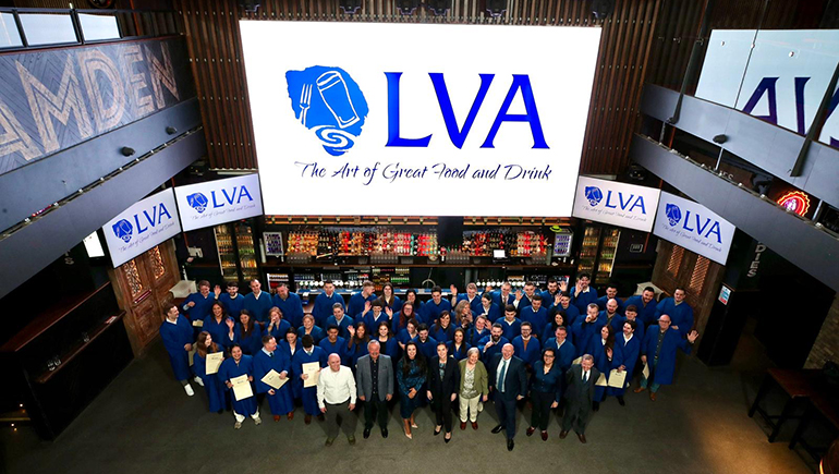 The graduates from the LVA Diploma in Bar & Food Management pictured at their graduation ceremony in April 2024
